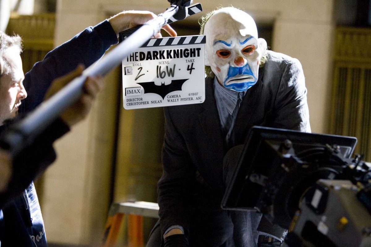 The Dark Knight scene 16W Behind the Scenes