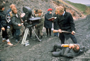 Michael Caine on set - Behind the Scenes photos