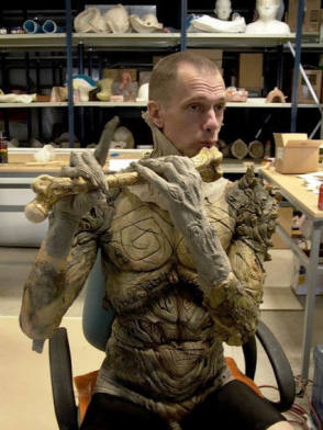 Pan’s special effects makeup - Behind the Scenes photos