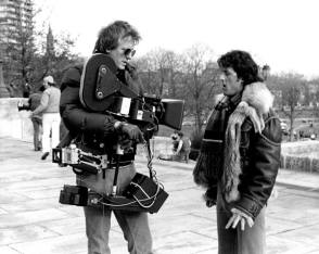 Garrett Brown and Sylvester Stallone - Behind the Scenes photos