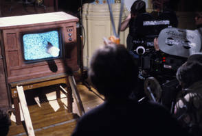 The TV in Videodrome - Behind the Scenes photos