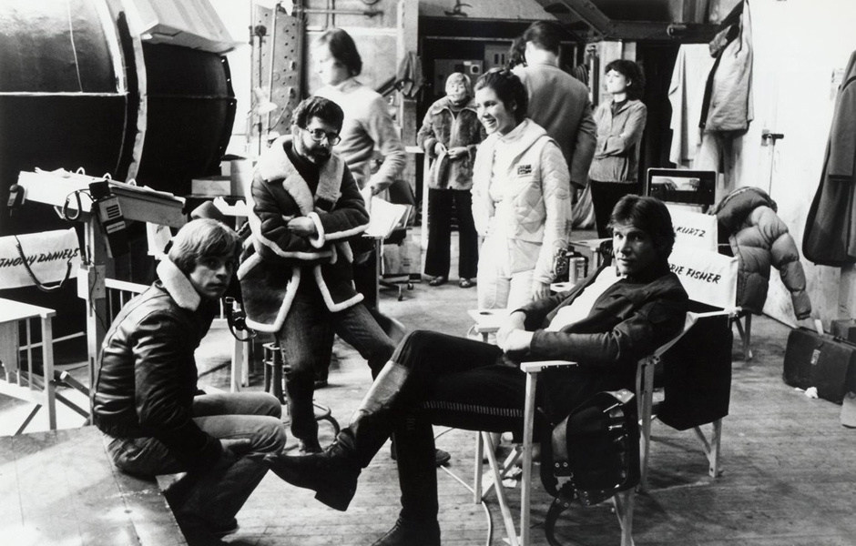A classic shot taken from Star Wars Episode V: The Empire Strikes Back Behind the Scenes