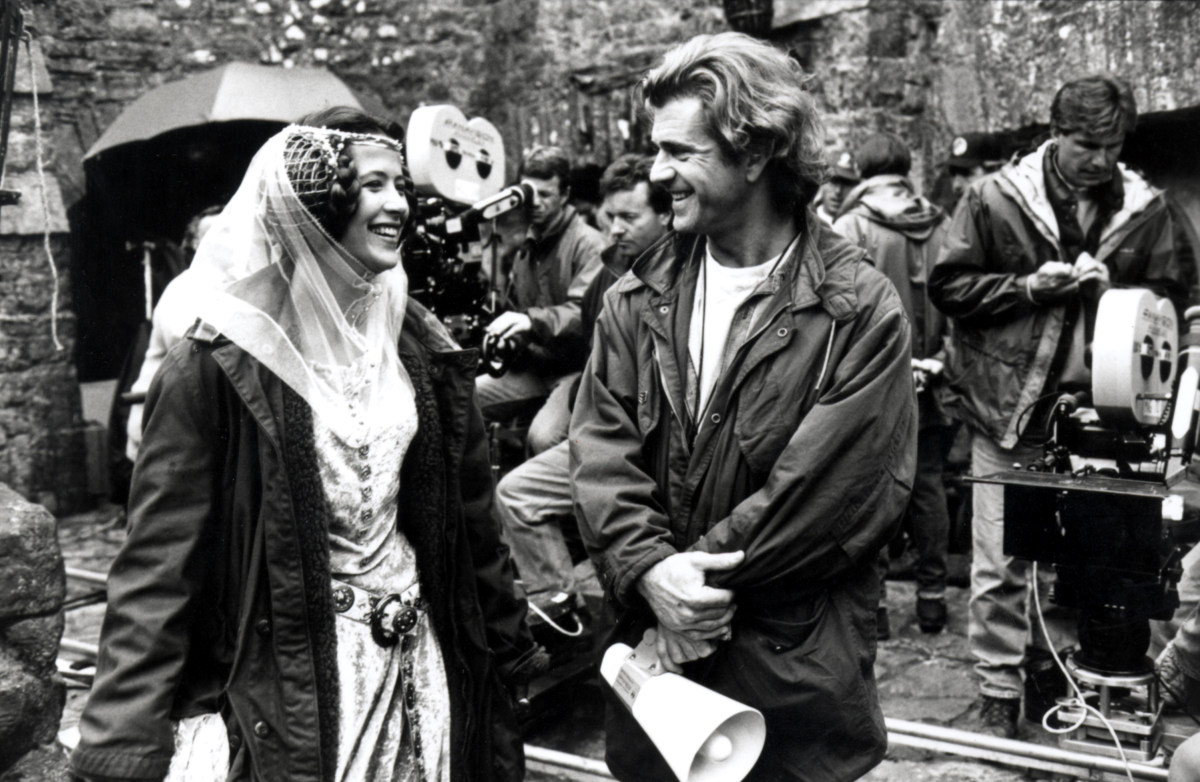 A Rare Photo From Braveheart (1995) Behind the Scenes