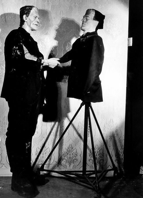 Shaking Hands : Frankenstein (1931) Behind the Scenes