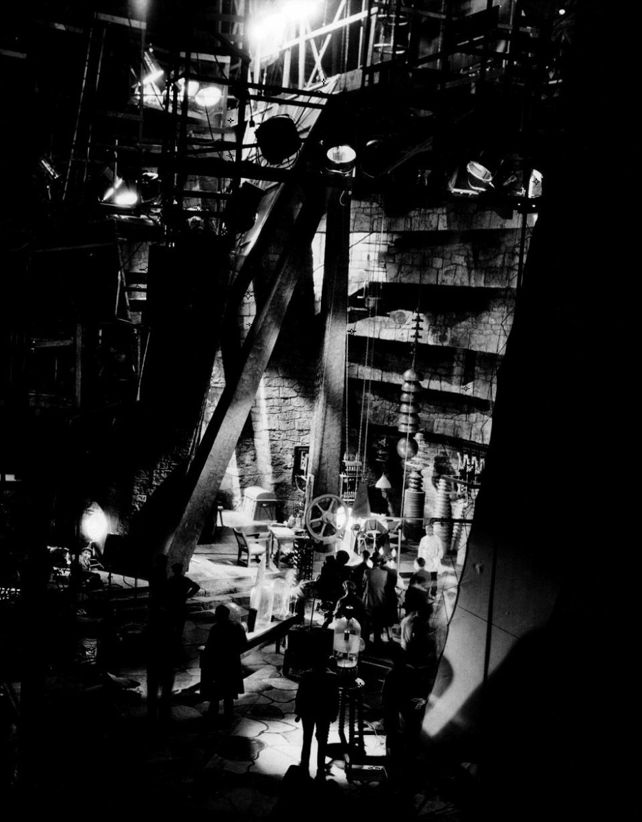 Laboratory Set From Bride of Frankenstein (1935) Behind the Scenes