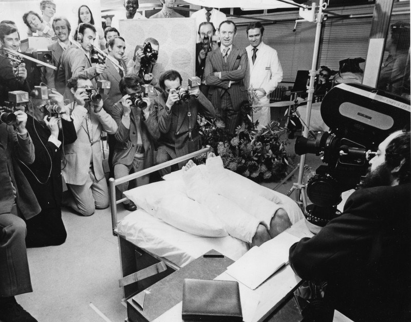 Stanley Kubrick Filming A Clockwork Orange 1971 Shotonwhat