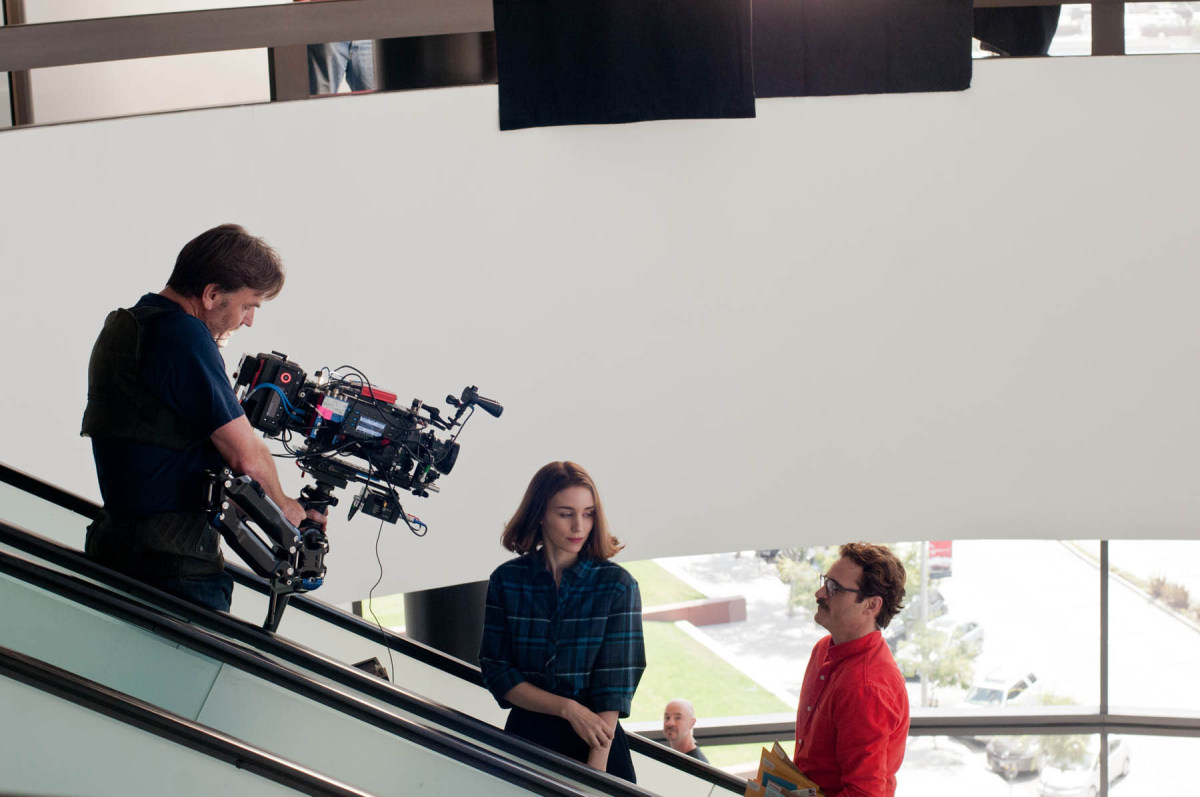 Filming the movie Her (2013) Behind the Scenes
