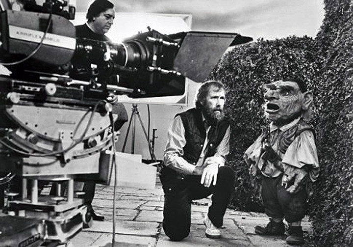 Jim Henson with Hoggle Behind the Scenes