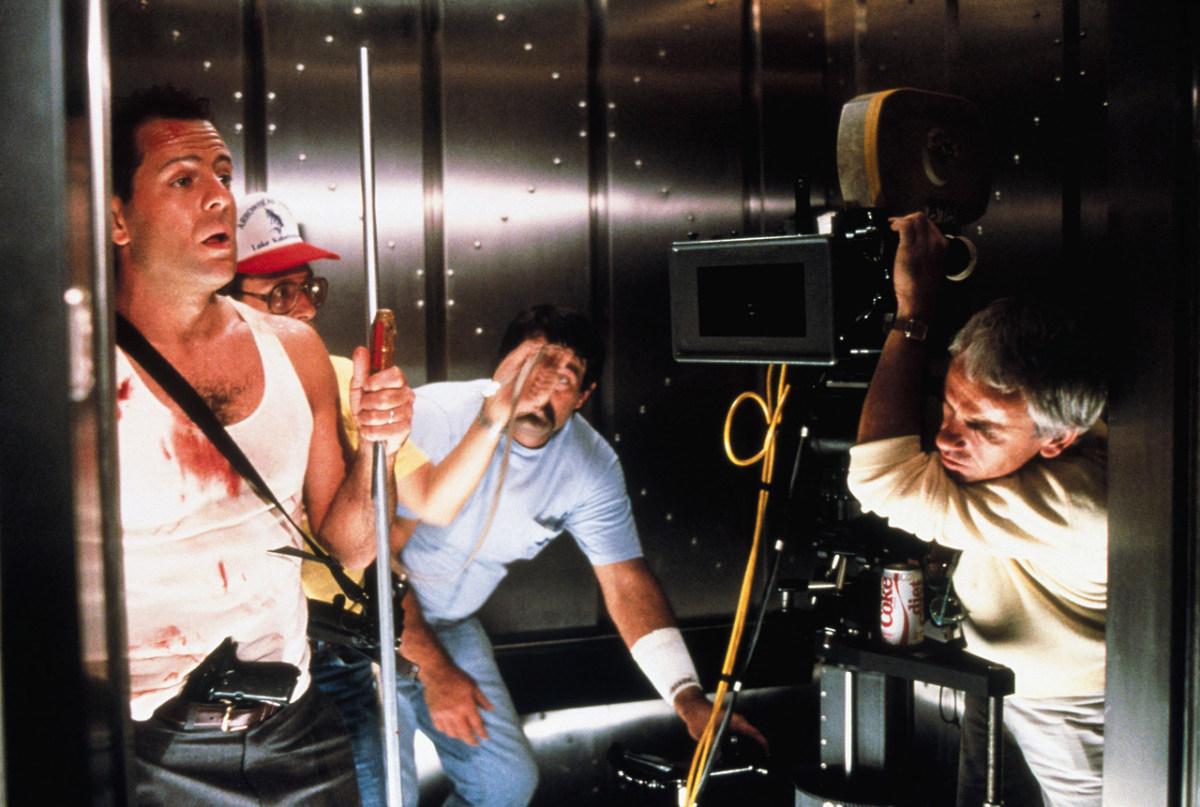 On set of Die Hard (1988) Behind the Scenes