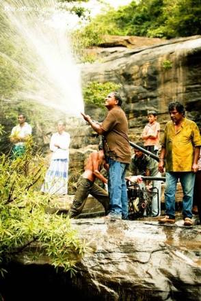 A Rain Making Scene : Kusa Paba (2012) - Behind the Scenes photos