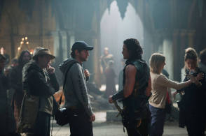 Gary Shore With Luke Evans - Behind the Scenes photos
