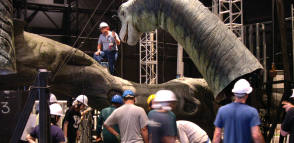 On The Set Of Jurassic Park (1993) - Behind the Scenes photos