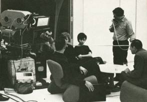 Stanley Kubrick & William Sylvester - Behind the Scenes photos