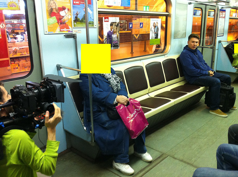 Filming Kvadrat in Saint Petersburg Metro RU Behind the Scenes