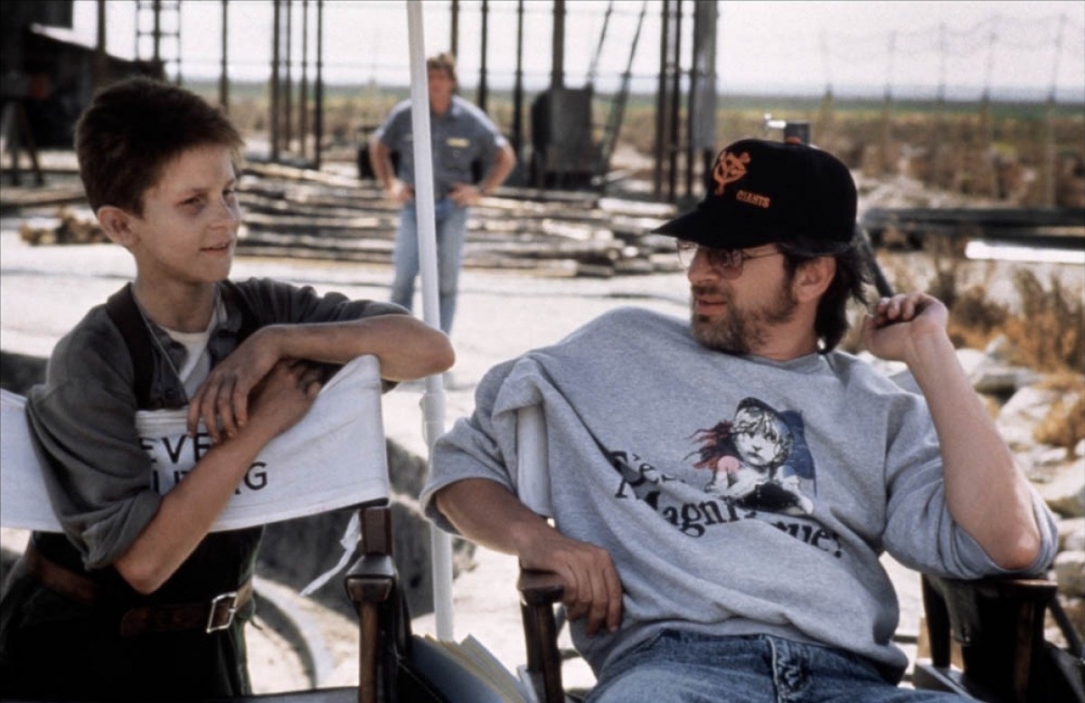From the Film Empire of the Sun (1987) Behind the Scenes