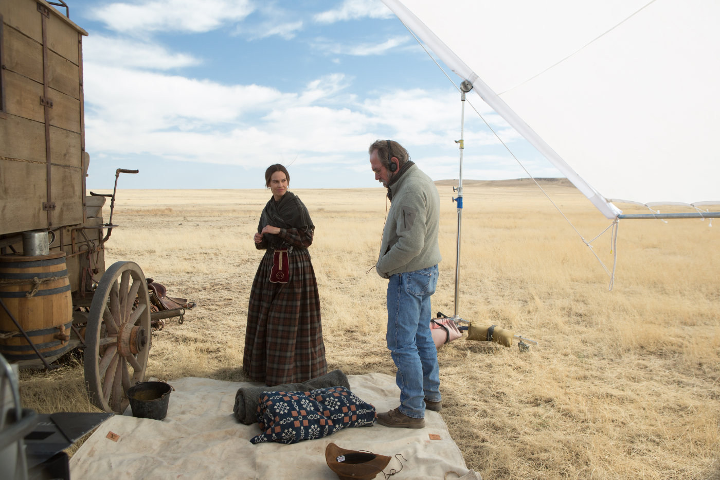 The Homesman (2014) Behind the Scenes