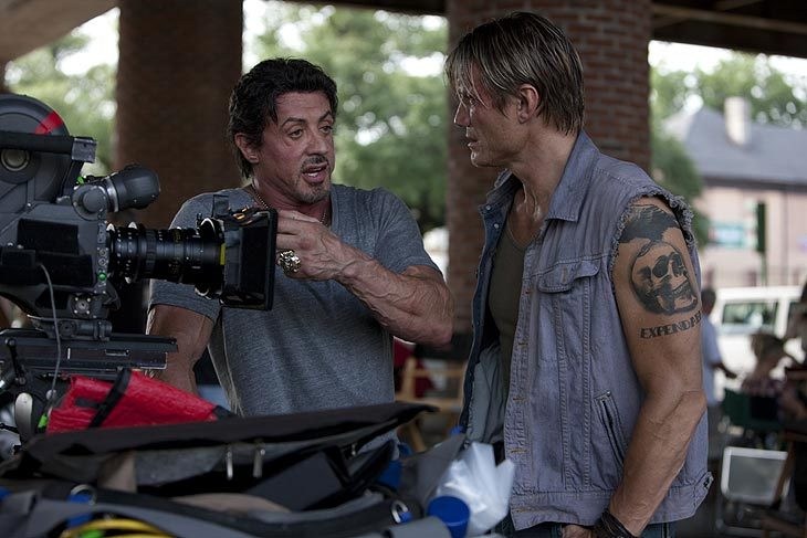 The Expendables Behind the Scenes Photos & Tech Specs