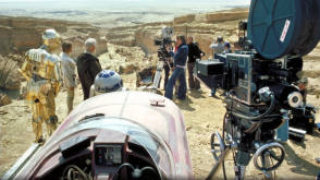Ready to Film Star Wars (1977) - Behind the Scenes photos