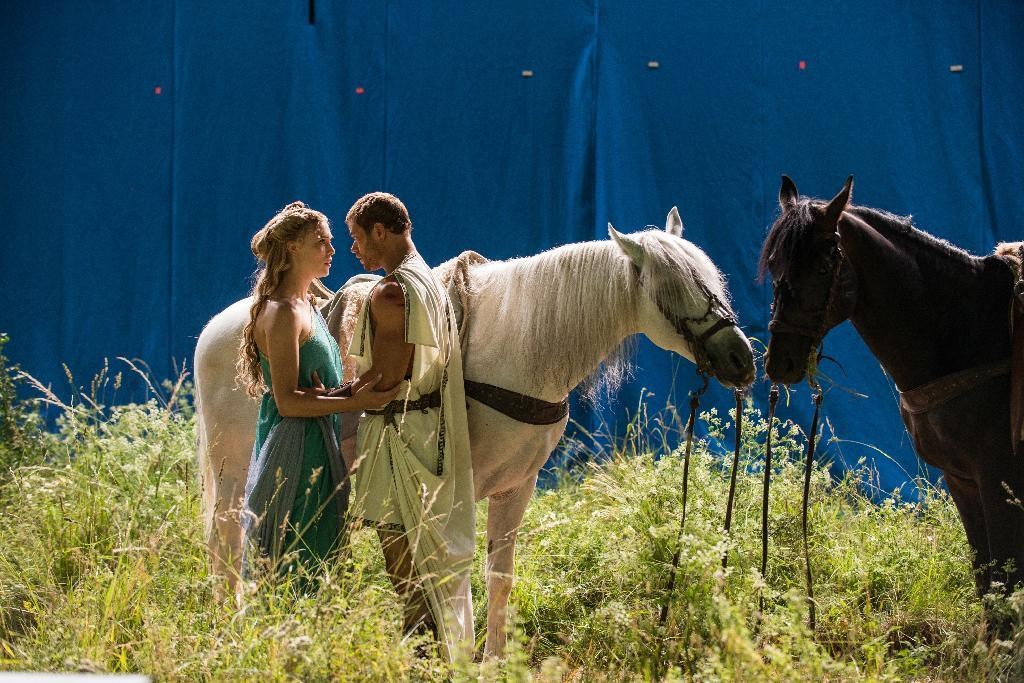 The Lovely Couple in The Legend of Hercules (2014) Behind the Scenes