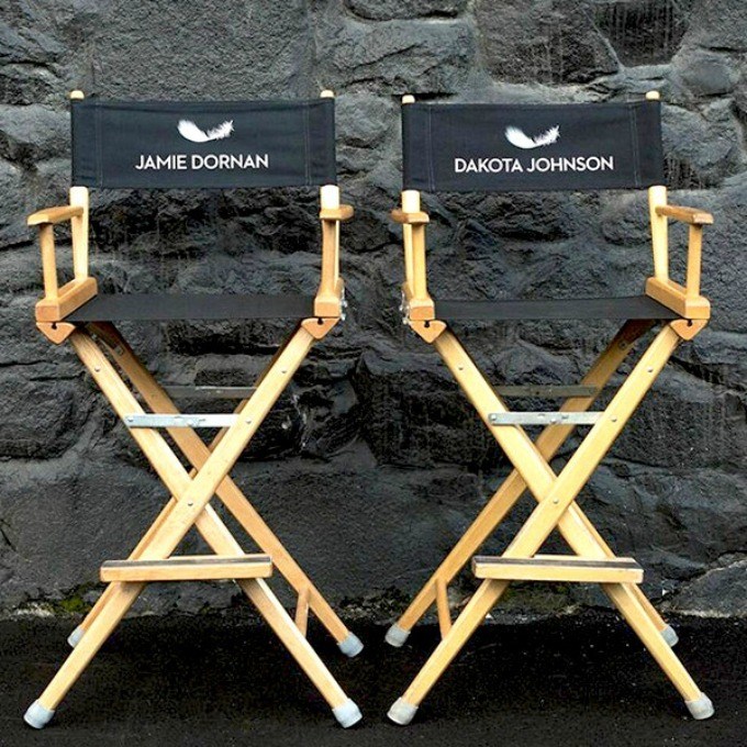 Actors Chairs on Set Behind the Scenes