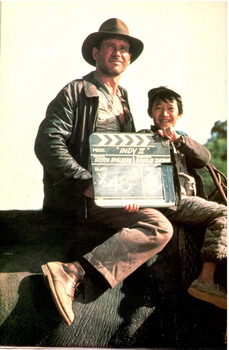 Harrison Ford and Jonathan Behind the Scenes