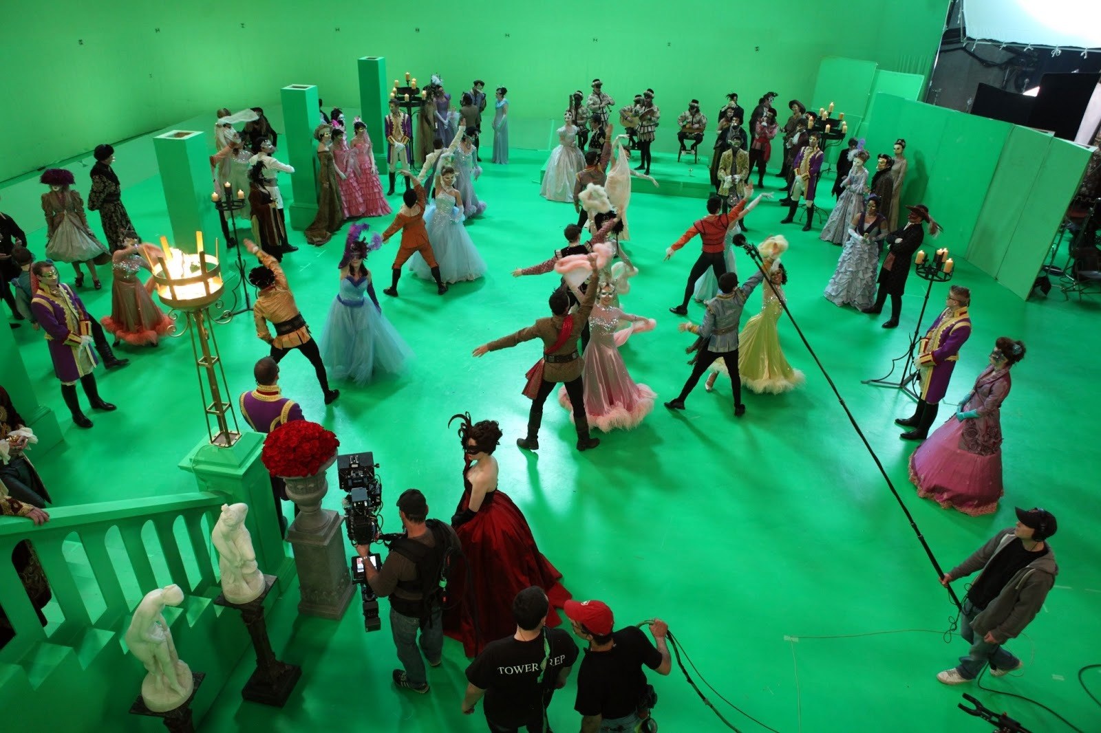 A Castle Scene Behind the Scenes