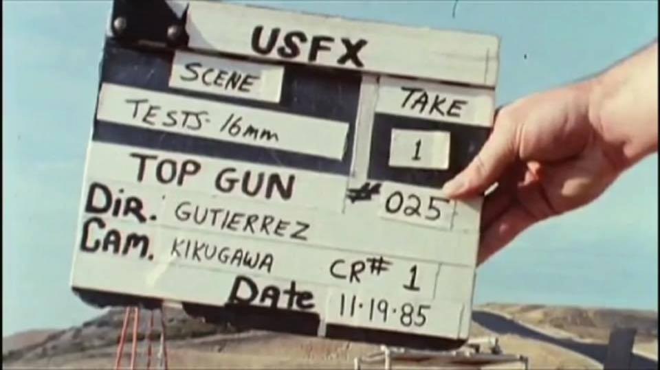 From the Film Top Gun (1986) Behind the Scenes