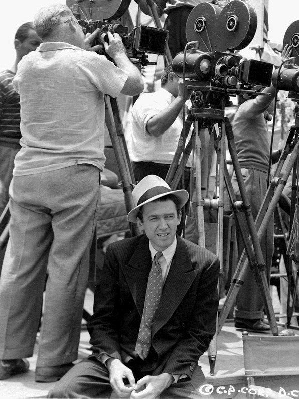 Jimmy Stewart on the Set (1939) Behind the Scenes