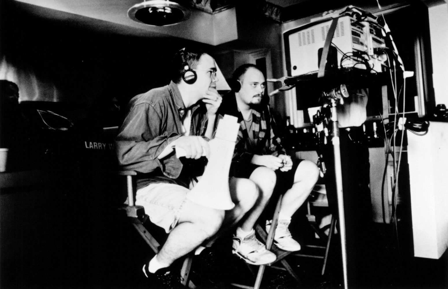 Two Directors on Set Behind the Scenes