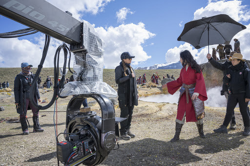 On Set of Mulan Behind the Scenes