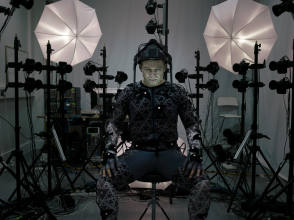 Andy as Supreme Leader Snoke - Behind the Scenes photos
