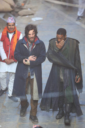 Benedict and Ejiofor - Behind the Scenes photos