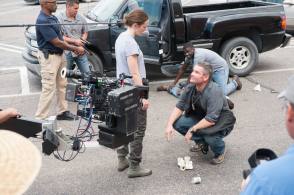 Emily Blunt on the Set - Behind the Scenes photos