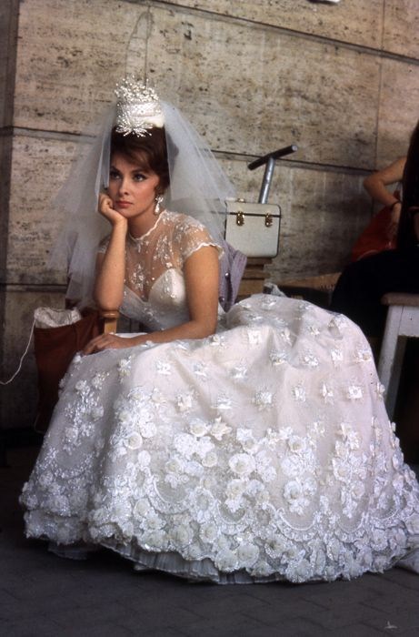 Gina as a Bride Behind the Scenes