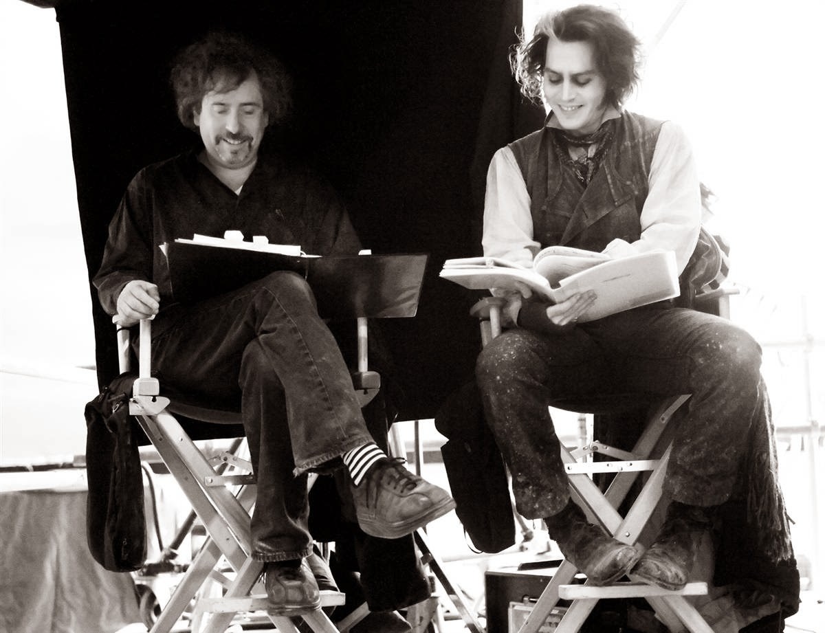 sweeney todd johnny depp behind the scenes