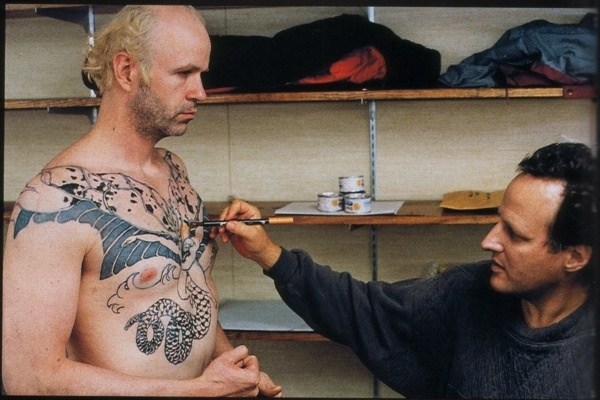 Making a Tattoo on the Set Behind the Scenes