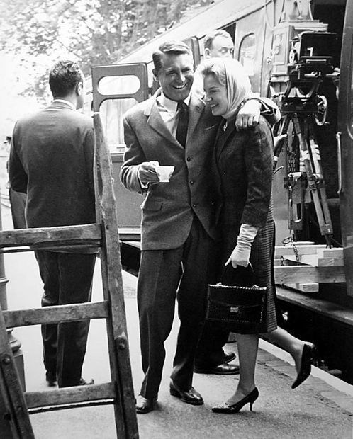 Deborah Kerr and Cary Grant Behind the Scenes