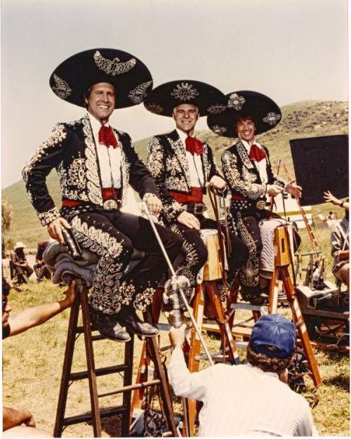 On Set of Three Amigos (1986) Behind the Scenes