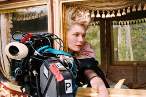 Kirsten as Marie Antoinette - Behind the Scenes photos
