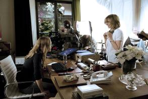 Kate and Nancy on the Set - Behind the Scenes photos