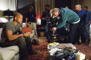 Filming I Am Legend (2007) - Behind the Scenes photos