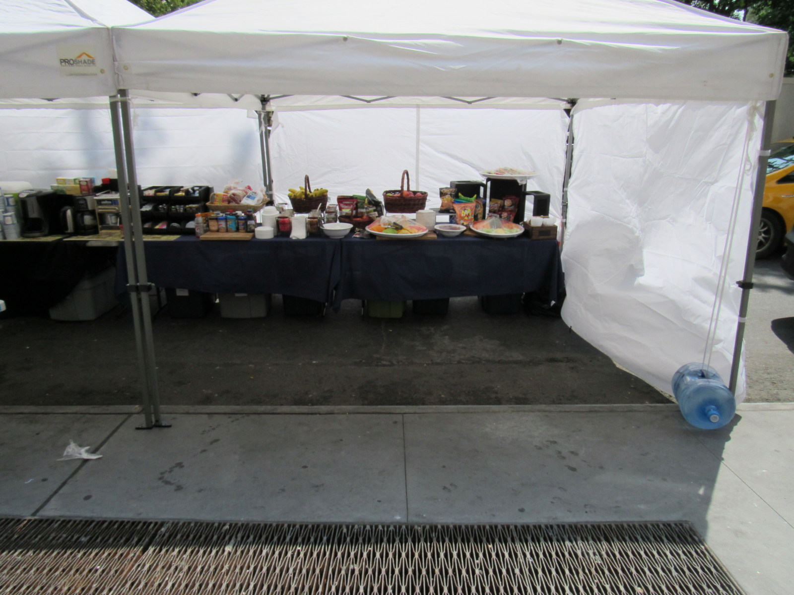 Food Stand for Fast 8 Behind the Scenes