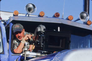 Rob Cohen on truck - Behind the Scenes photos