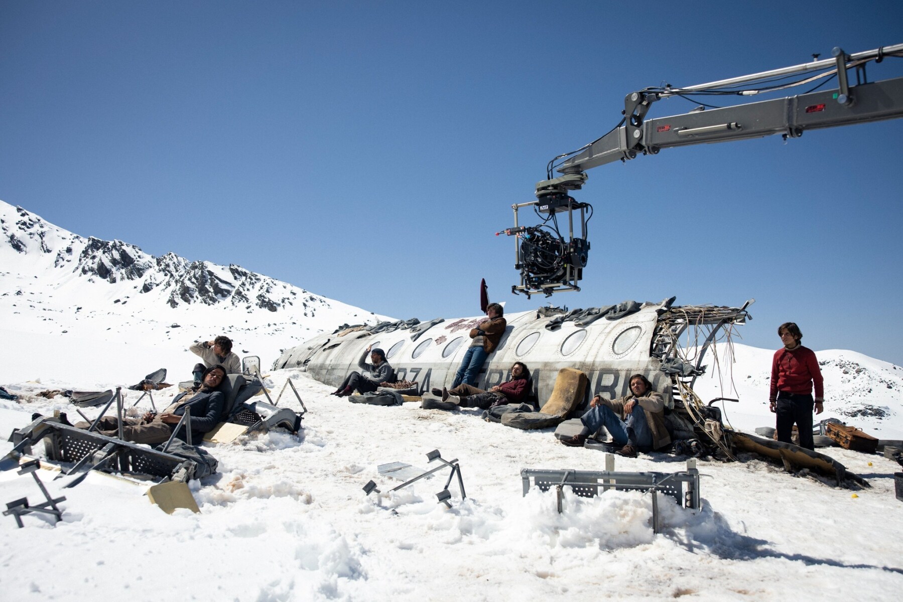 Society of the Snow Behind the Scenes Photos & Tech Specs