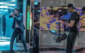 Keanu Reeves In Action - Behind the Scenes photos