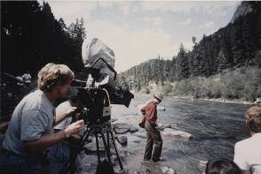 Filming In A River