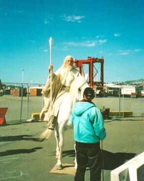 Gandalf the White And Shadowfax - Behind the Scenes photos