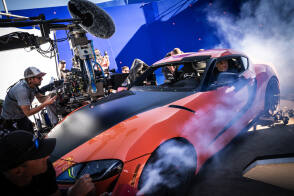 Filming A Car Scene - Behind the Scenes photos