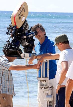 Filming On A Beach